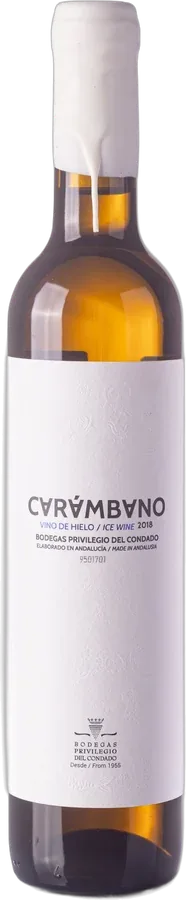 Botella de Carámbano, vino de hielo
