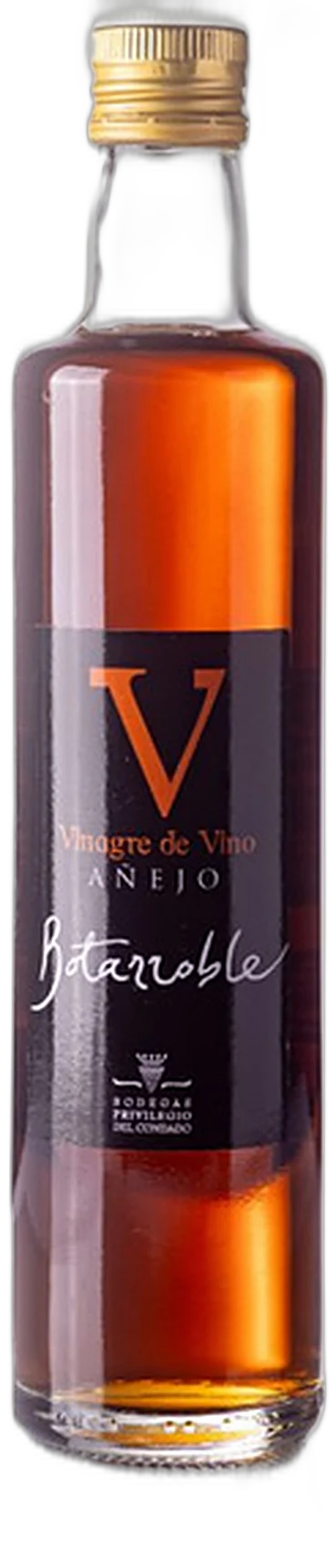 Botella de vinagre de vino añejo Botarroble